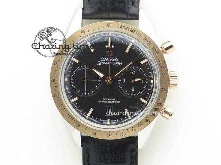 0501 Planet Ocean 43.5mm SS VSF 1:1 Best Edition Black Orange Bezel Black Dial on SS Bracelet A8900 Super Clone Breathable 8003